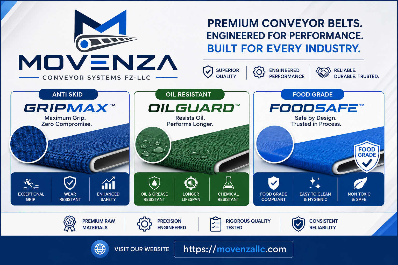Superior quality with reliable and durable performance.